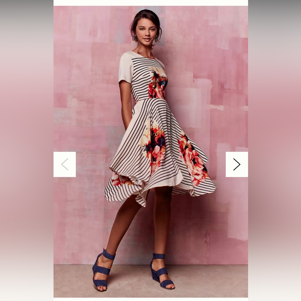 Anthropologie Verna Midi Dress size 6